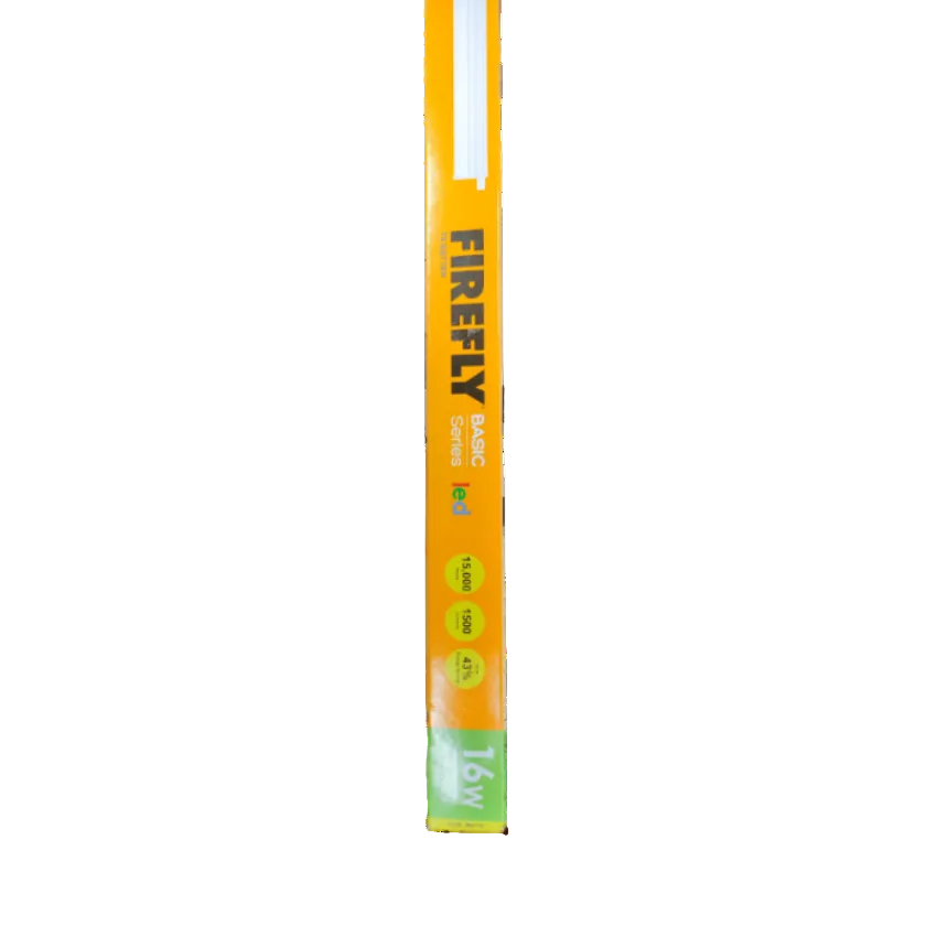 Firefly LED Batten Tube 16W T-5 Cool White packaging featuring energy efficiency details