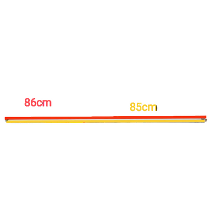 Firefly 21W T5 fluorescent tube with red and yellow color markings for accurate measurements