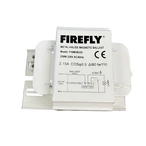 Firefly 250W Metal Halide Ballast 220V for Lamps