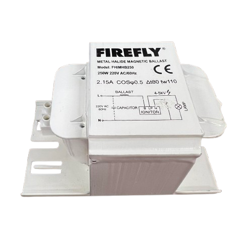 Firefly 250W Metal Halide Ballast 220V for Lamps