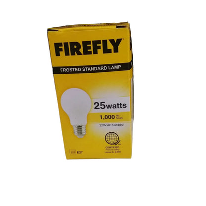 Firefly 25W Incandescent Bulb 220V E27 Frosted Standard Lamp FINS25/F