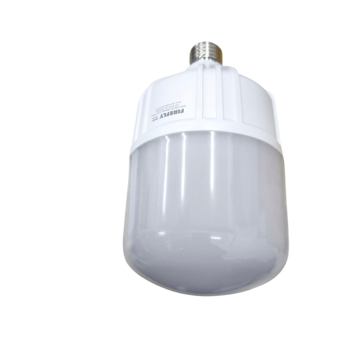 Firefly 28W LED capsule bulb E27 with white casing and frosted cover for bright lighting