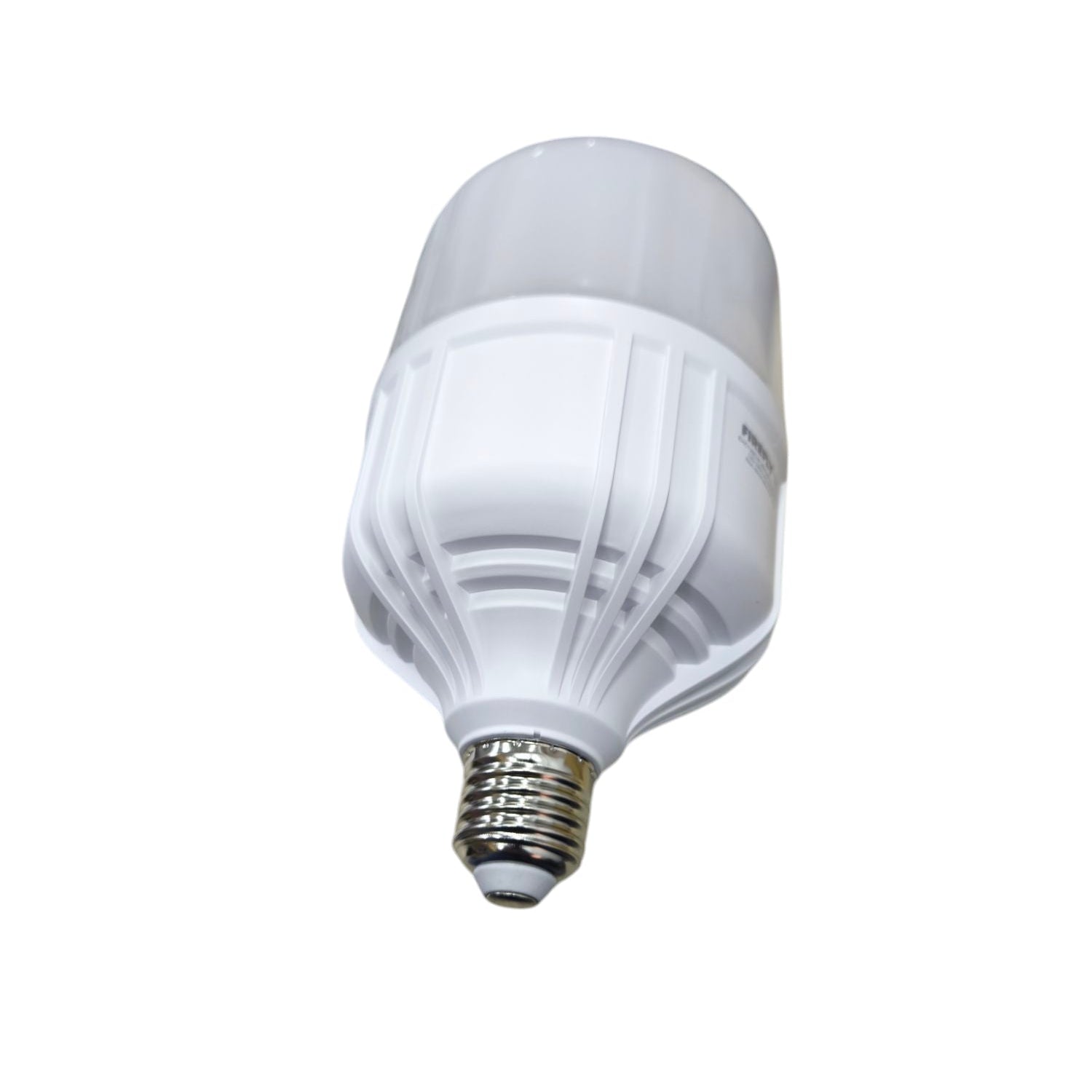 Firefly 28W LED capsule bulb E27 with white plastic housing and screw base for energy-efficient lighting
