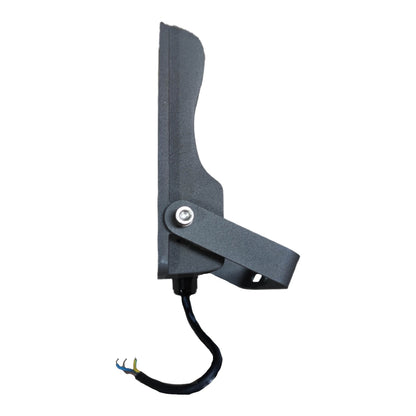 Mechanical component with a black arm and wiring on a white background