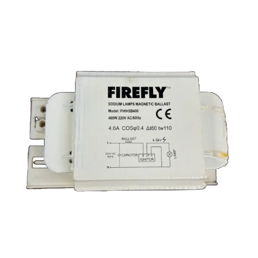 Firefly 400W sodium lamp ballast 220V for sodium lamp installations with durable magnetic construction