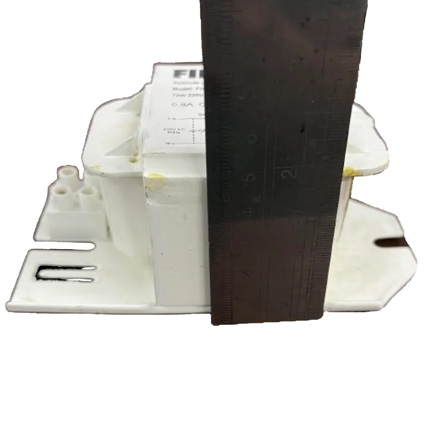 Firefly 70W sodium ballast 220V with clear label and measurement guide for easy installation