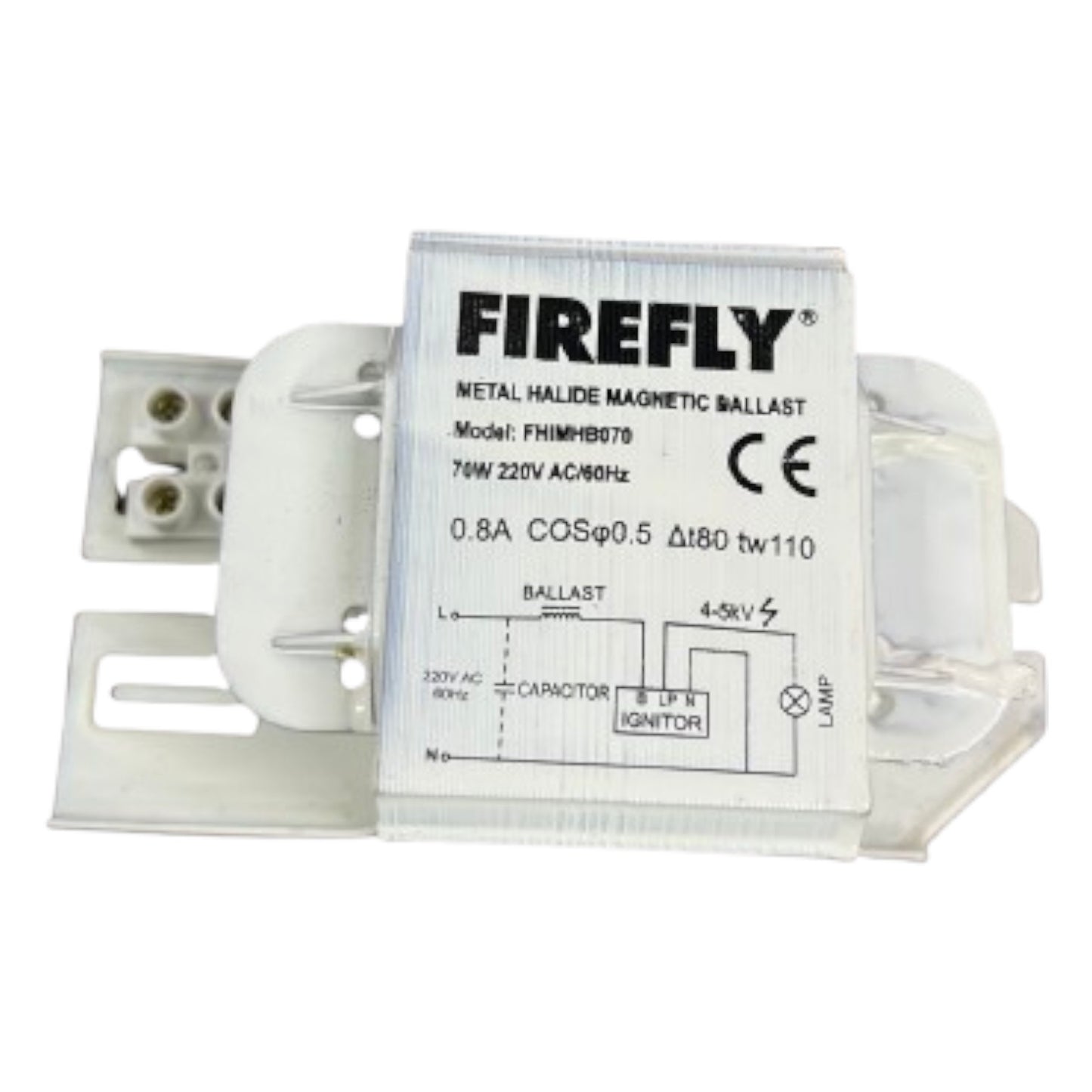 Firefly 70W Metal Halide Ballast 220V FHIMHB070