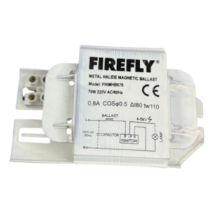 Firefly 70W Metal Halide Ballast 220V FHIMHB070