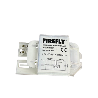 Firefly 70W Metal Halide Ballast 220V Magnetic Ballast