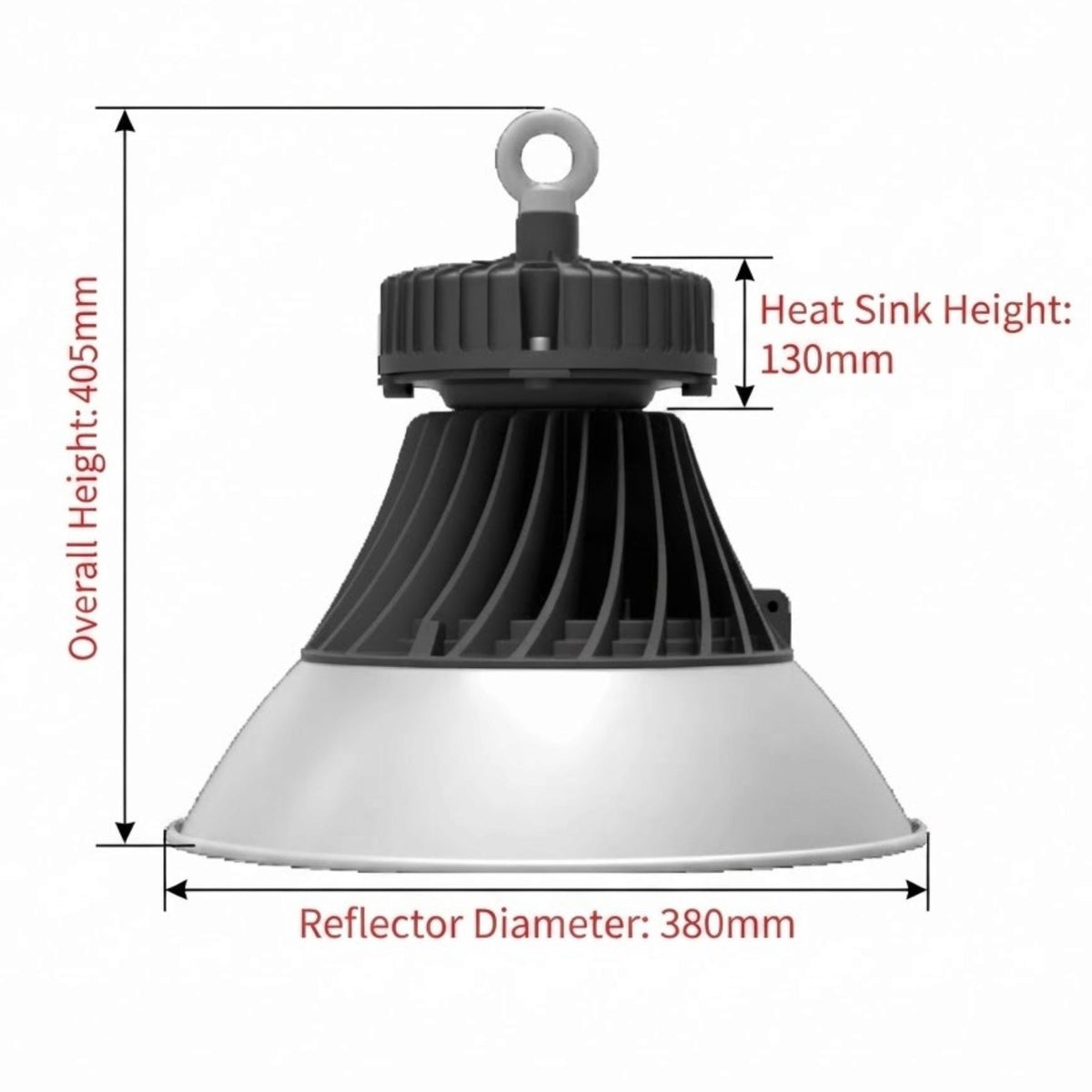 Firefly 90W LED High Bay 9000 Lumens 130x337x279mm EHD3090DL