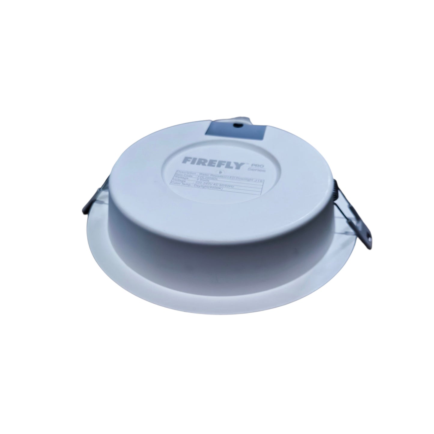 White firefly product on a white background