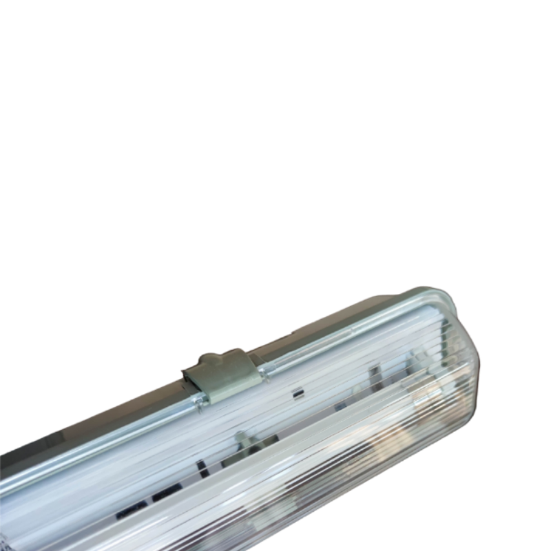 9W LED weatherproof fluorescent light fixture with clear protective cover for outdoor use