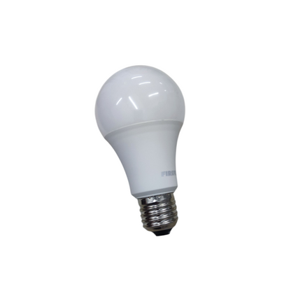 LED light bulb on a white background