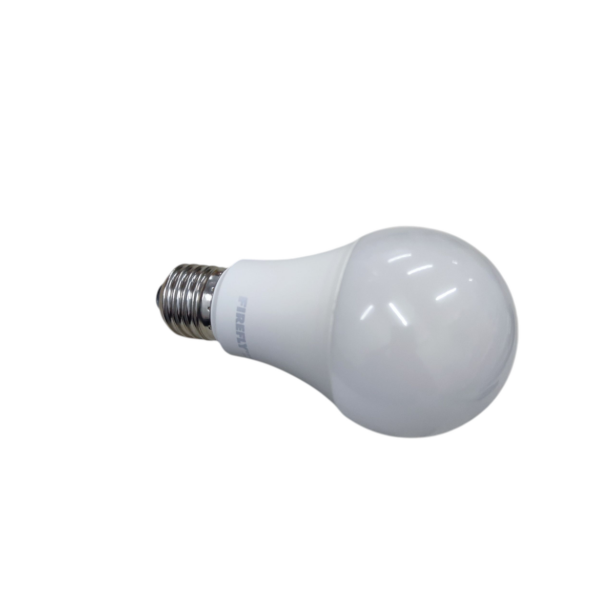LED light bulb on a white background