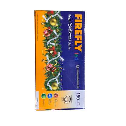 Firefly LED Christmas Light 1200 LED Bulb String Lights Indoor or Outdoor 80 meters 80W 220V Steady White Light Transparent Wire FXL1115044WHX8