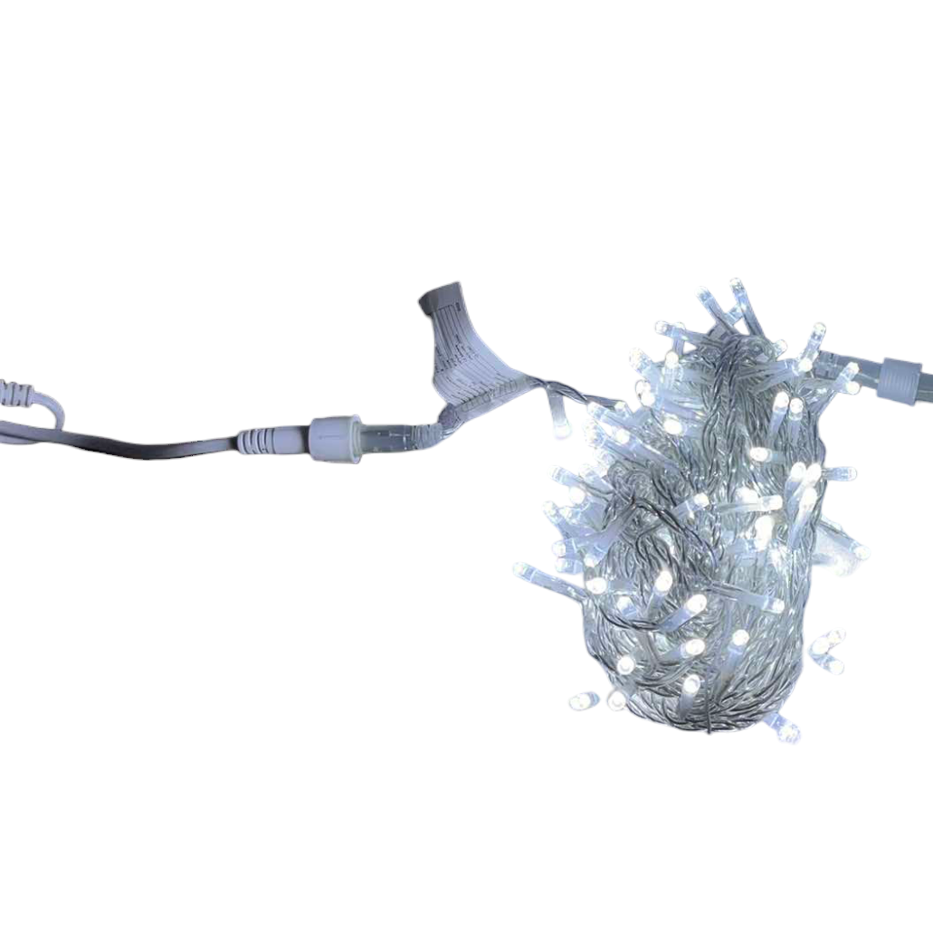 Firefly LED Christmas Light / String Light 150 LED Light Bulbs 10 Meters Steady only Warm White Transparent White Wire ( Indoor/ Outdoor use ) FXL1115044WW