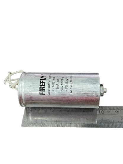 Firefly 1000W capacitor 220V for electrical circuitry with aluminum casing and wire connections