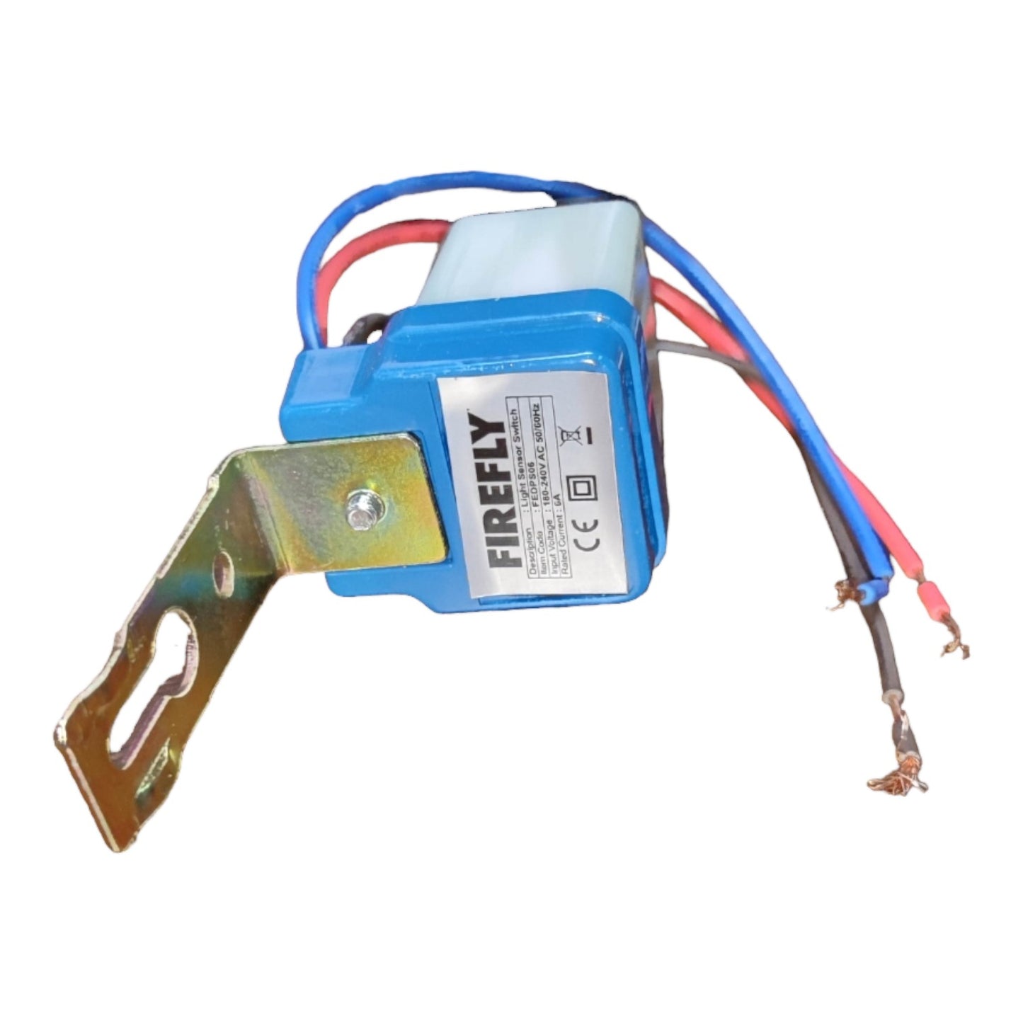 Electrical component with 'Firefly' branding on a white background