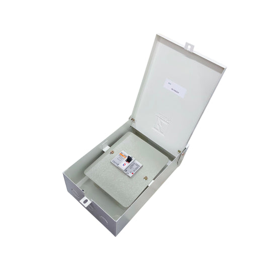 Fuji 75A 3Pole 100AF 25KAIC 220V Molded Case Circuit Breaker with Nema 3R Enclosure BW100EAG 75A 3P