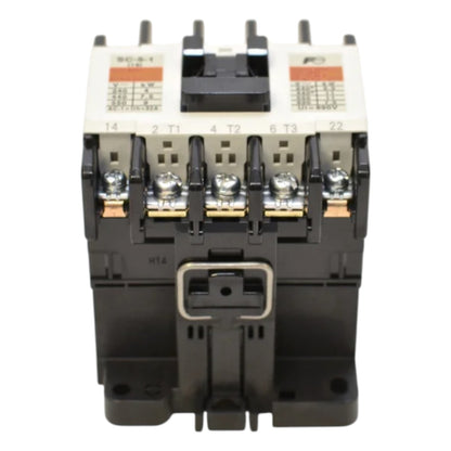 Electrical contactor with visible brand name on a white background