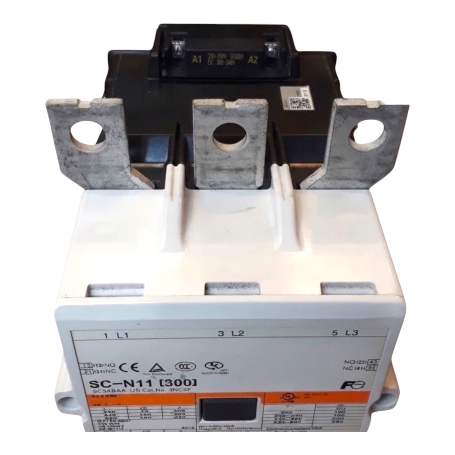 A Schneider Electric SC-N11 [I300] modular circuit breaker shown against a plain white background.