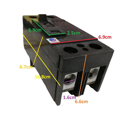 GE 225A Single Phase 2 Pole Circuit Breaker 240V MCCB, ECB, Circuit Breakers TQD22225