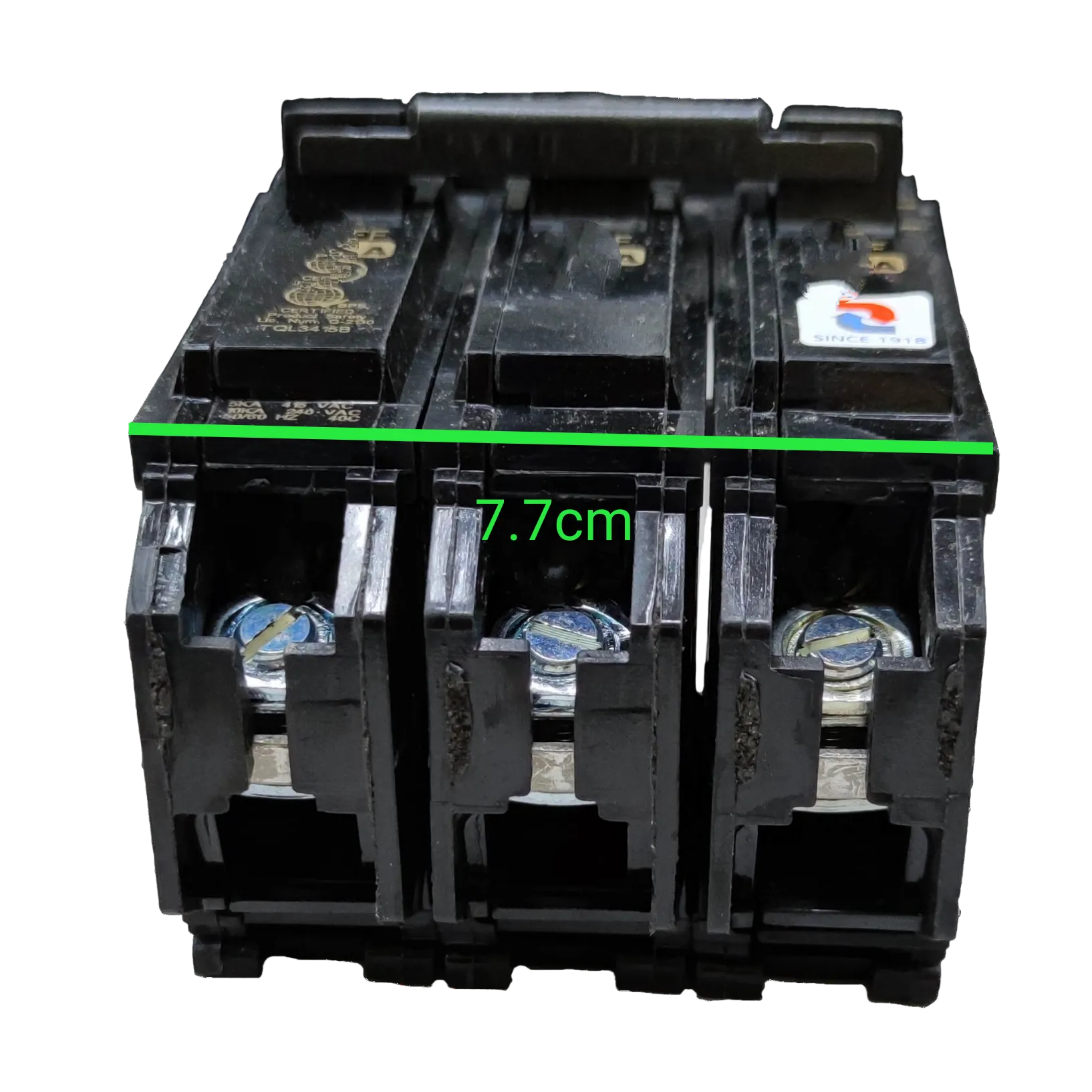 GECircuitBreaker40A3Pole_3PhasePlugInBreakerTQL_CircuitBreakersTQL3440Bwithdimension