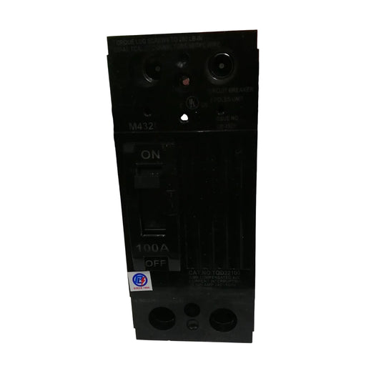 GE 100A Single Phase 2 Pole Circuit Breaker 240V MCCB, ECB, Circuit Breakers TQD22100