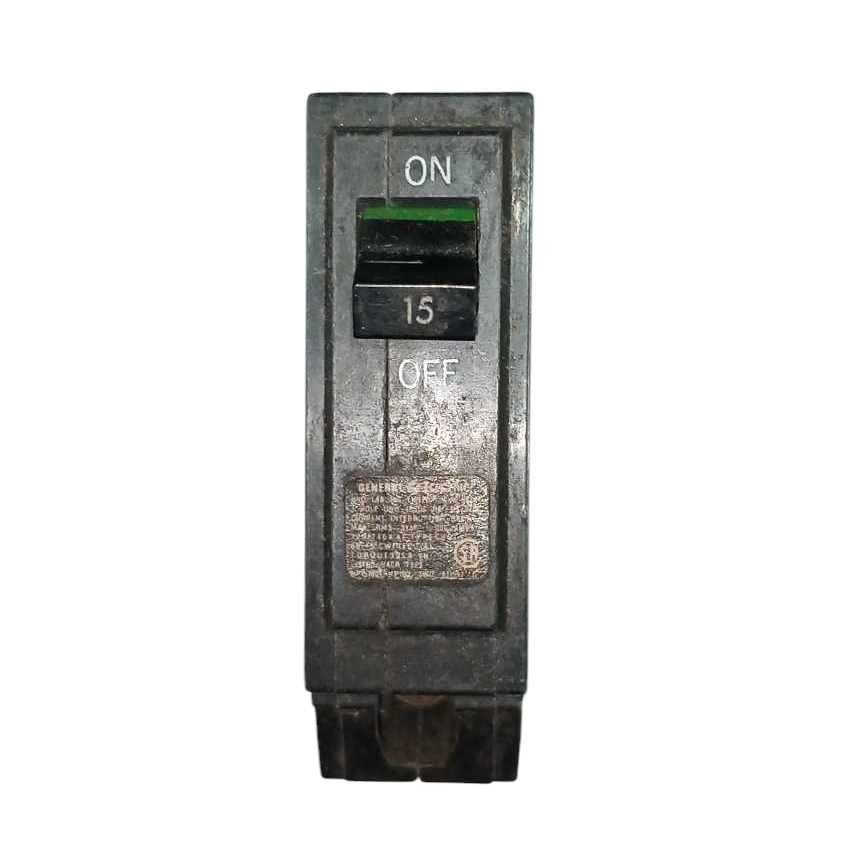 15 amp 220V circuit breaker GE single pole switch by Electx Electrical Supply
