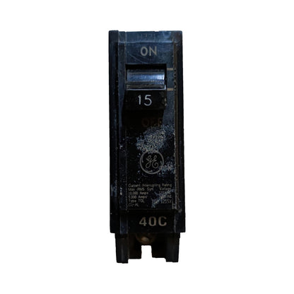 GE 15A 1P 10KAIC 220V Circuit Breaker Plug in Type TQL1450B