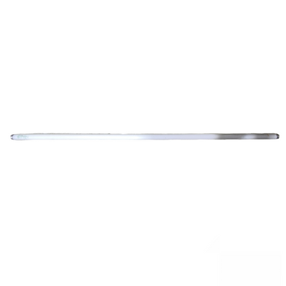Long, thin metallic object on a white background GE 32W T8 Fluorescent Tube Linear Daylight 6500K F32T8XLSPX65ECO Electx Electrical Supply
