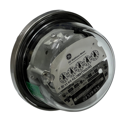 GE I-70-S FM2S KWH Meter Analog Type 3 Wire Single Phase CL200 I70S 4 Jaws 240V 60Hz Electx Electrical Supply 7