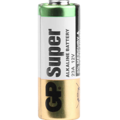 GP battery with 'Super Alkaline Battery' text on a white background