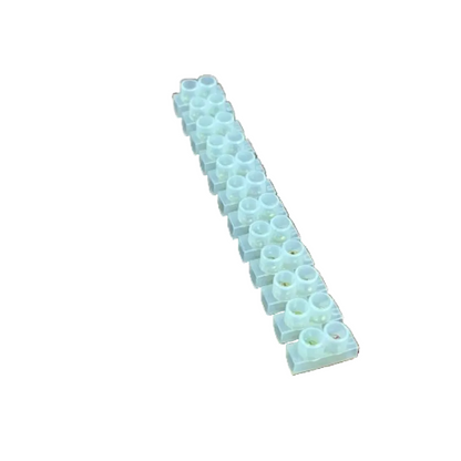 Grippes 20A 12 Pairs PVC Terminal Block for secure electrical connections