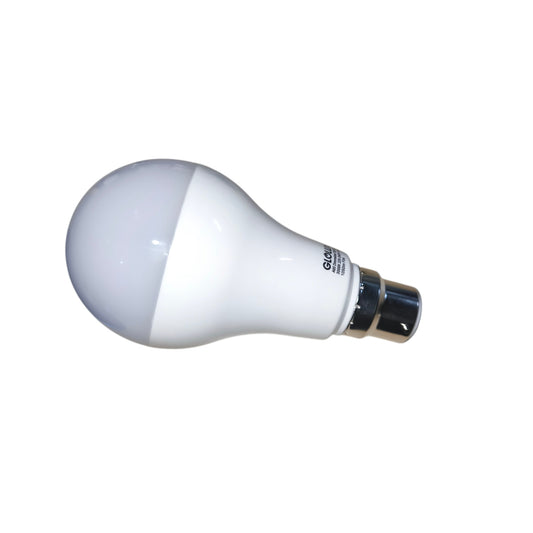 LED light bulb on a white background
