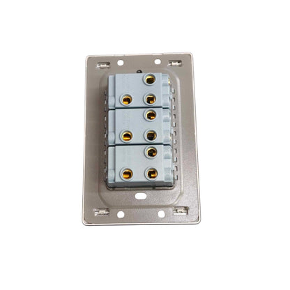 Grazen 3 Gang 3 Way Switch with Plate Cover 16A 220V GW-006