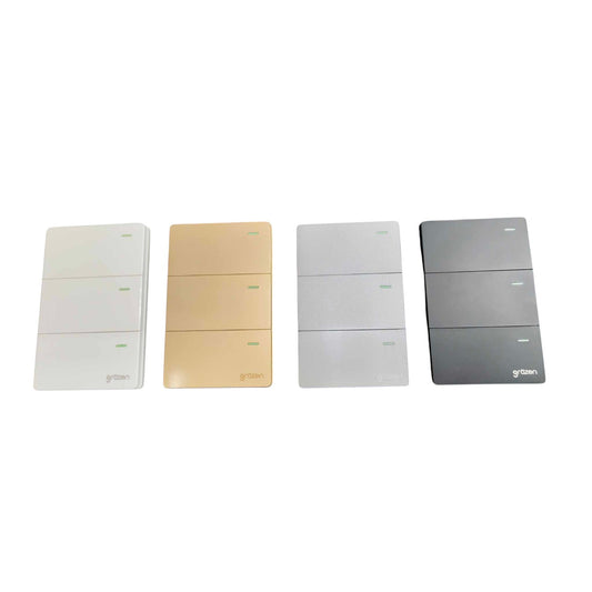 Grazen 3 Gang 3 Way Switch with Plate Cover 16A 220V GW-006