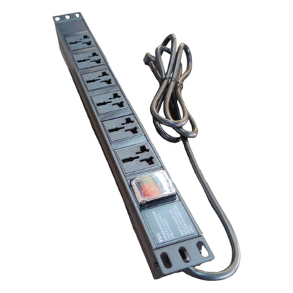 Grippes 6 Gang PDU 10A 220V Universal Outlet Type Power Distribution Unit 2200W