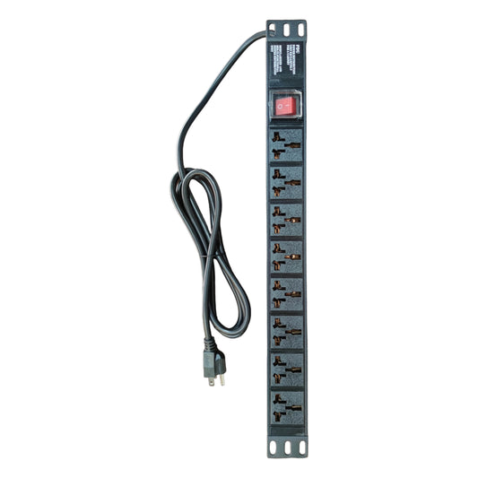 Grippes 8 Gang PDU Universal Outlet 16A 250V Power Distribution Unit 4000W