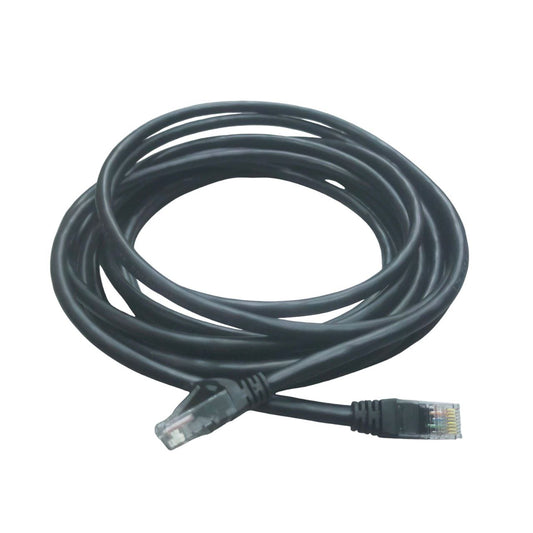 Grippes Cat 6 UTP Patch Cord Cable 24AWG 4Pairs 5meters Black