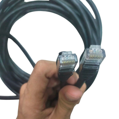 Grippes Cat 6 UTP Patch Cord Cable 24AWG 4Pairs 5meters Black