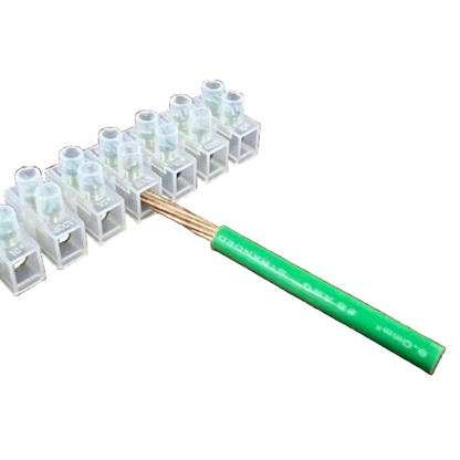 Grippes 10A 12 Pair PVC Terminal Block for Electrical Connections
