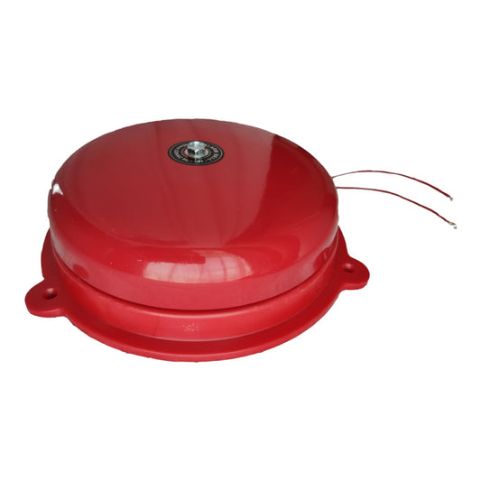 Grippes 10 Inches Fire Alarm Bell Red Round Bell 250mm 220VAC Electx Electrical Supply
