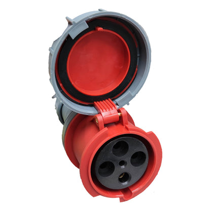Grippes 125A 3P+E Industrial Outlet 380V -415V AC Connector Type ( 4Pins ) IEC60309-2 #2442 Electx Electrical Supply