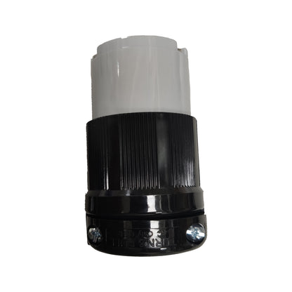 Grippes 20A Twist Lock Outlet Cord Connector Type 2P+E (3P) 250V (NEMA L6) WJ6322B, Twistlock Outlet Connector Type