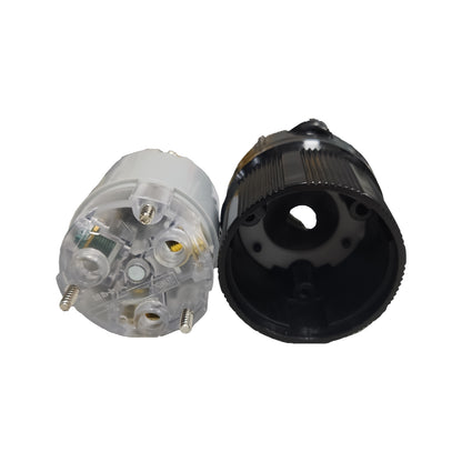 Grippes 20A Twist Lock Outlet Cord Connector Type 2P+E (3P) 250V (NEMA L6) WJ6322B, Twistlock Outlet Connector Type