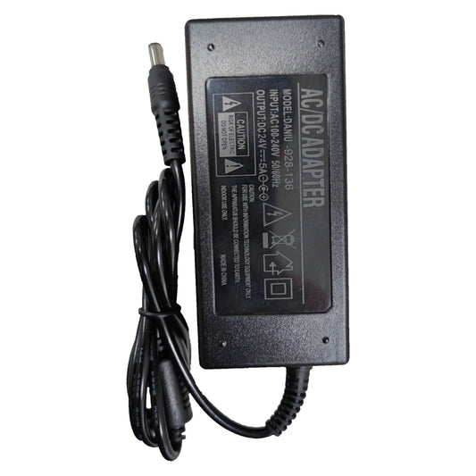 Grippes 24V DC 5A Power Adaptor 220V AC 5.5mm Crown Plug AC/DC Switching Power Supply