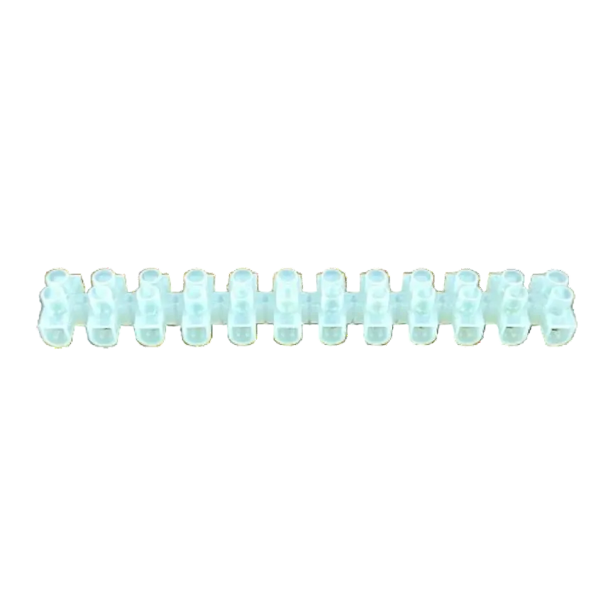 Grippes 30A 12 Pairs PVC Terminal Block 2PCS