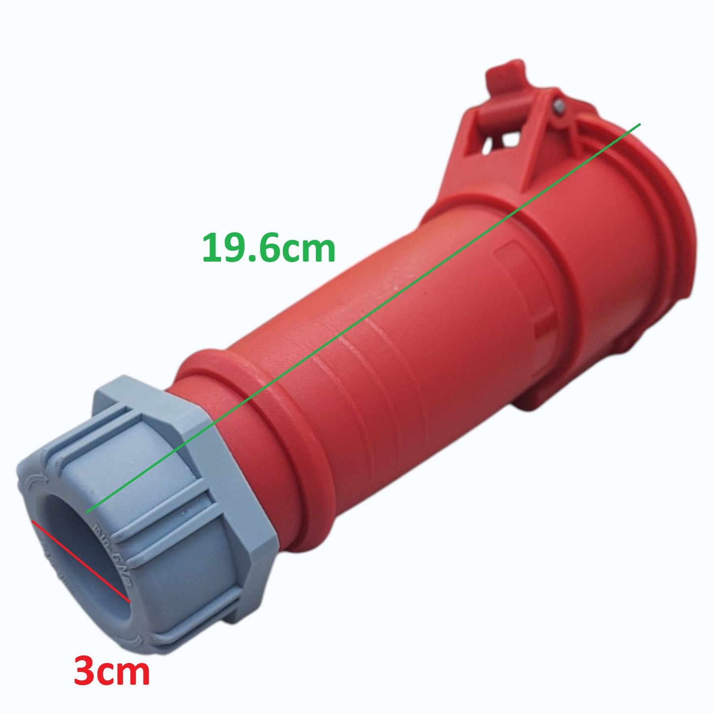 Grippes 32A 3P+E 250V-415V Industrial Outlet Connector Type Industrial Coupler Female Connector IP44 Weatherproof