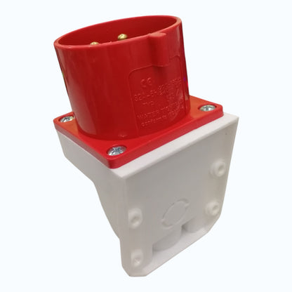 Grippes 32A 3P+N+E 220V-415V Industrial Male Plug Wall Type , Industrial Surface-Mount Male Socket Weatherproof